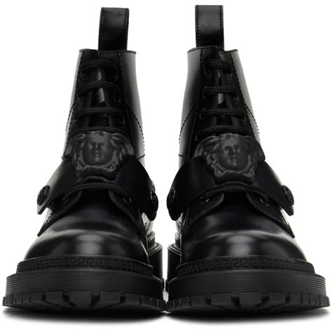 versace buckle boots|versace boots for men.